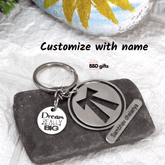 Customized stainless steel keychain for advocate - BBD GIFTS